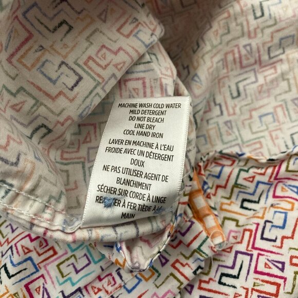 Robert Graham Shirt Men's Medium Danforth Sport Tailored Fit Button Up M - Picture 5 of 8